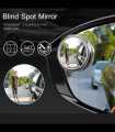 Car Round Mirror Original Glass Rear view Blind spot Side Mirror Wide-angle 360 lens - 2 pcs Free Shipping. 