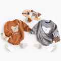 Winter Autumn Unisex Baby Boys Girls Bodysuits Warm Fleece Long Sleeve Toddler Clothing Onesies Cute Animal Casual. 