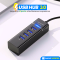 FunBug USB 3.0 Hub 4 Ports & 7 Port Extension for Mobile Gaming PC Laptop ~ Super-fast 4 port USB Hub 3.0 Multi Splitter Adapter Extension for Windows / MacBook / Android / PS4 / Phone / Tablet / Computer / Keyboard & Mouse. 