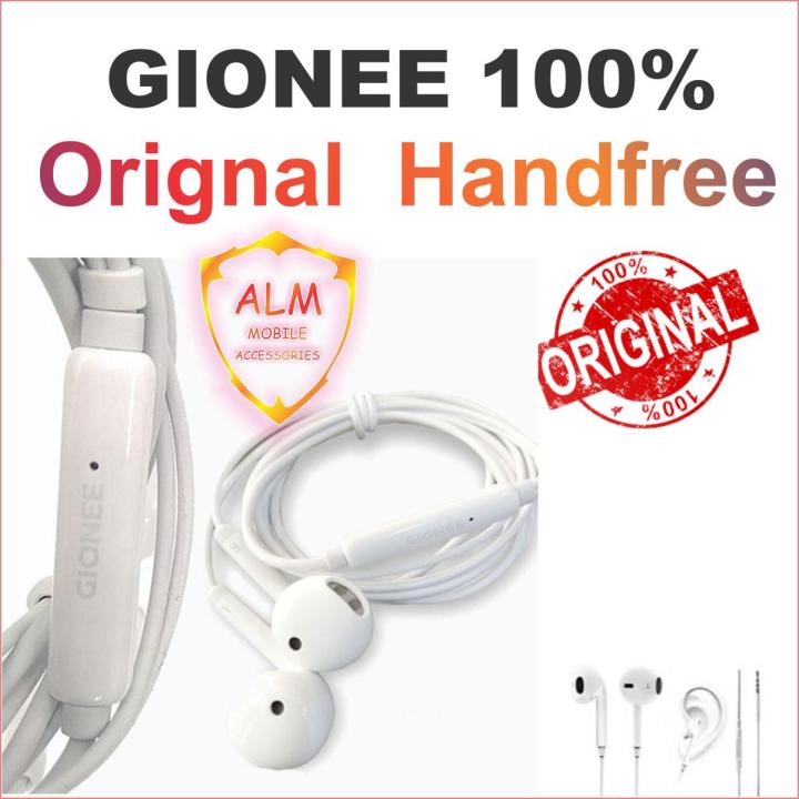 gionee Handsfree - 100% Original Gionee Handsfree Imported , High Quality Deep Bass and Sound - Earphones - Headphones - Handfree /  gionee 100% orignal handfree