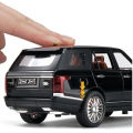 Big Range Rover- Vogue 1:24 XLG Die Cast Metal Model Cars Collectable Alloy Luxury Toy Car 8 inch Black die-cast. 