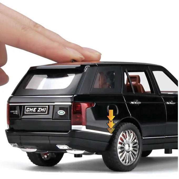 Big Range Rover Vogue 1 24 XLG Die Cast Metal Model Cars Collectable Alloy Luxury Toy Car 8 inch Black die cast Daraz.pk