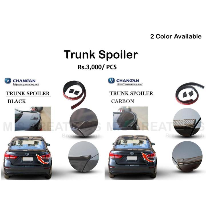 car  trunk spoiler changan alsvin car accessories