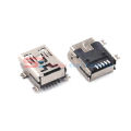 Pack of 5 - Mini USB SMD 5Pins Female Mini B Socket Connector. 