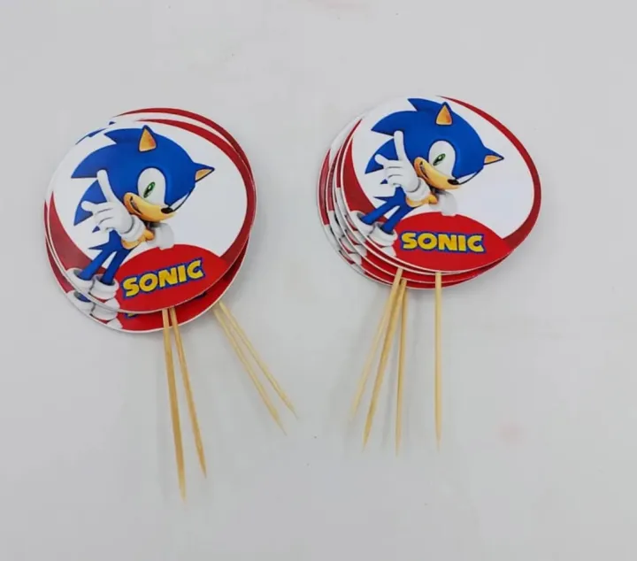 SONIC%20THEME%20CUPCAKE%20TOPPER%20PACK%20OF%2010%20CUPCAKE%20TOPPERS%20-%20Image%202