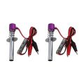 Glow Plug Igniter 6V -24V Electronic for HSP Nitro RC Car Purple. 
