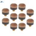 10 Pieces Billiards Cue Tip Repair Indoor Game Snooker Pool Cue Tip Pool Cue Tips for Snooker 13MM. 