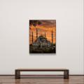 12x16  Istanbul Mosque Islamic Wall Art Frame - Elegant Wall Décor for Bedroom, Drawing Room, and Home - Perfect Decoration Piece | Home Decor | Wall Decor Frames | Wall hangings | wall Decoration Piece | Decoration item | Home Decoration | Decor item. 