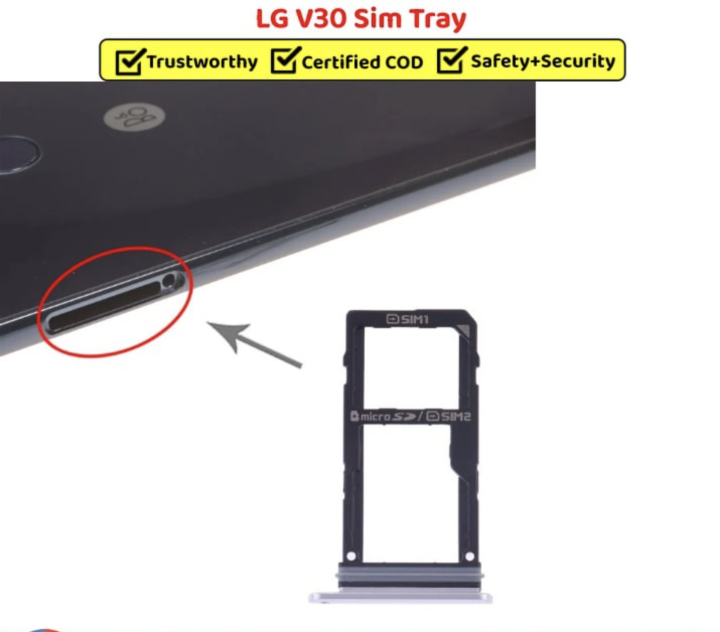 LG V30 SIM Tray Sim Jacket Sim Slot | Top-Notch Quality!