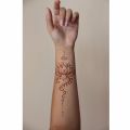 GOLECHA Black Brown Red White Henna Cones Indian Henna Tattoo Paste For Temporary Tattoo Body Art Sticker Mehndi Body Paint. 