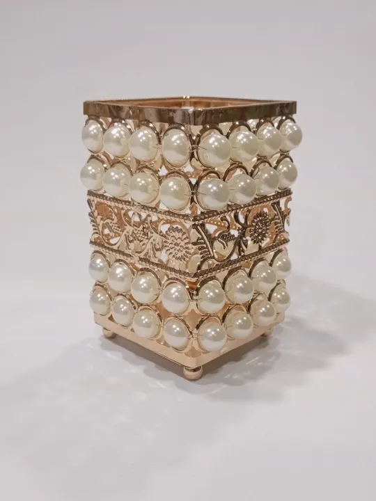 Crystal%20Makeup%20Brush%20Liner%20Mascara%20Holder%20Organizer%20Square%20Design%20Cosmetics%20Tools%20Container%20Comb%20Holder%20Pen%20Pencil%20Holder%20Storage%20Holder%20for%20Home%20Dressing%20Table%20and%20Birthday%20Gift%20-%20Image%203