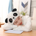 Panda Hood Hat Universal Black Eye Circle Panda Plush Hat. 