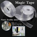 Nano Tape Double sided Tape 3Meter StealthBond Unseen Dual Sided Nano Tape reusable Invisible Dual Adhesive washable strong adhesive double sided tape. 