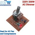 220V 200W AC Dimmer Potentiometer Switch Speed Compressor Regulation. 
