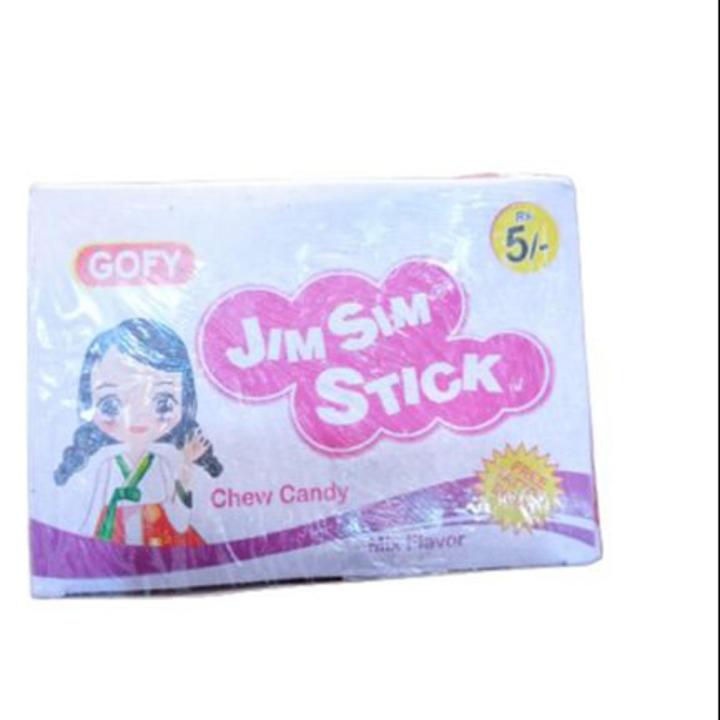 Gofy Jim Sim Stick Chew Candy (Mix Flavor 36 PCs Box)