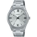 Original Casio - MTP-V005D-7B5UDF - Stainless Steel Wrist Watch for Men. 