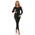 Woman Thermal Underwear Set Autumn Winter Warm suit Thermal Long Warm Undershirt Long Sleeve Thin Top Pants Comfortable. 