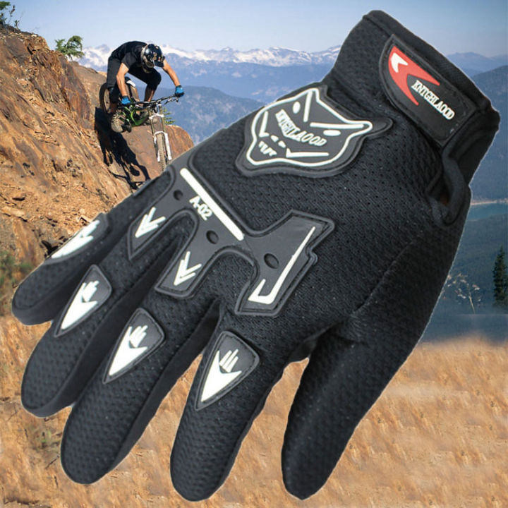 Cross-Border Zhejiang Autumn and Winter Riding Gloves   Fox Head Breathable Sports Full Finger Gloves    Origin supply