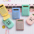 Bear calculator fashion creative girl heart cute cartoon candy color mini compact and convenient computer portable stationery handheld calculator primary school student special counter. 