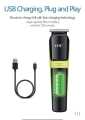 AT-1326 5 in 1 Men grooming kit hair clipper hair trimmer shaver nose ear trimmer precision detail trimmer. 