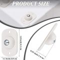 4PC Self Adhesive Pulley 360º Rotating Wheels Mini Swivel Casters Wheels,Universal Wheels For Furniture Various Storage Boxes. 