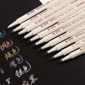 10 Colors STA Metallic Marker Pen Scrapbooking Crafts Card Making Brush Round Head Art Pen Drawing Stationery Office Supplies. 