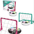 Hover Football Goal Soccer Ball Set 2 Goals Gift Football Disk Toy LED Light Indoor Football Sport Games. 