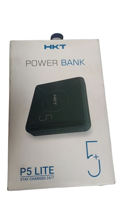 HKT P5 Lite 5000mAh Power Bank Black Color For All Mobile