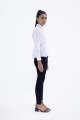 West by Sapphire White Peplum Top. 