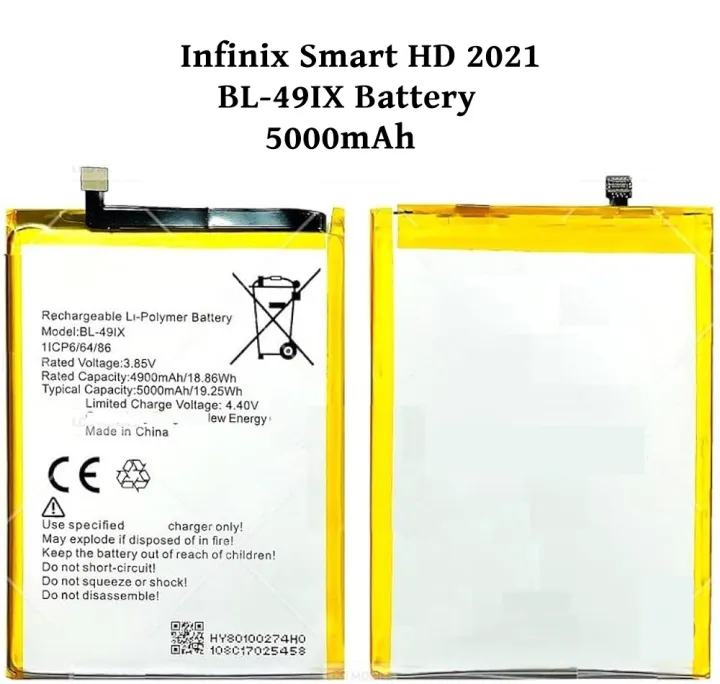 Infinix%20Smart%20HD%202021%20Battery%20Replacement%20BL-49IX%20Battery%20with%205000mAh%20_%20Silver%20-%20Image%202