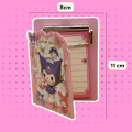 Kuromi Mini Notepad Clipboard Cute Cartoon Memo Pad with Clip Small Pocket Notebook Lined Pages Kawaii Stationery Weekly Planner for Kids Girls School Office To Do List Portable Writing Pad Cute Pet Garden Design Gift. 