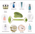 Jade Roller & Gua Sha Set Facial Beauty Tools Massage Face Roller Skin Stone for. 