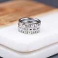 Personalized Stylish Name Golden Ring - Buy 1 Get 1 Free Silver Ring - Black Ring - Rings. 