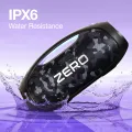 Zero® Thunder Pro Speaker | 120W Loud & Powerful Portable Speaker , Wireless Speaker with Deep Bass, RGB Light Speaker , 8 Hours Playtime | Multi-Input Connectivity ( AUX, USB, TF Card) | Party Speaker , Outdoor & Home Speaker. 