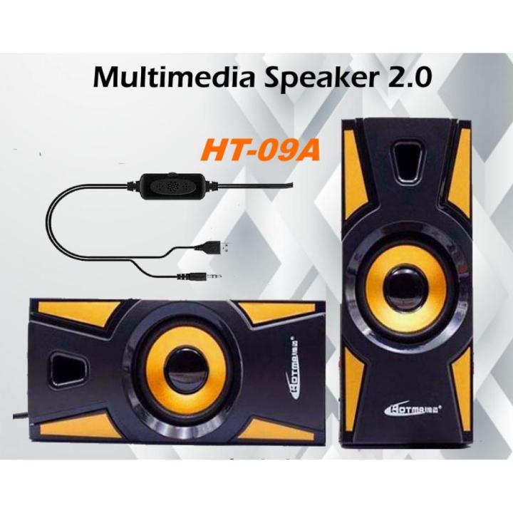 HT09A%20HOTMAI%20Portable%20Speaker%20Wired%20USB2.0%20Powered%20W/3.5MM%20AUX%20IN%20For%20Laptop/Mobile/MP4%20Subwoofer%20Sounds%20Extra%20BASS%20-%20Image%202
