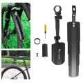 MeterMall 1 Pair Bicycle Fender Universal Adjustable Retractable Mountain Bike Mudguard With Tail Light Riding Equipment. 
