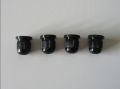 Set of 8 Black 3/8'' String Mounting Ferrules Fits 4 String Bass Guitar B R3002. 