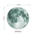 20CM Luminous Moon 3D Wall Sticker Moonlight Glow in the Dark Room Window Decor. 