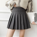 Women Pleated Skirt Above Knee Colorfast Lady Skirt. 