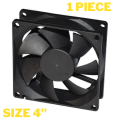 Axial flow fan 220V 4 inch Panel Fan/Cooling Fan (Square) - Imported axial exhaust ventilation cooling flow fan. 