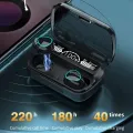 M10 & M19 & Air pod Pro & Air31 TWS Air pod_ with Super Sound & High Quality Touch Sensors True Stereo Headphones with Built in Mic 10m Transmission Bluetooth Wireless Earbuds , Charging Case Sport Headset for all Bluetooth Smart devices.. 