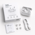 Premium TWS Wireless Earpods 2nd Gen - Bluetooth Earbuds with Active Noise Cancelling - White Stereo Handsfree. 