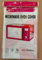 Dustproof Microwave Oven Cover with Dual Storage Pockets – Protective Fabric Sleeve (85×35 cm). 