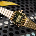 Casio - LA-670WGA-1DF - Stainless Steel Wrist Watch for Women - Digital - Youth Series. 