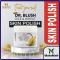 MALAMAH DR BLUSH RICE AND WHEAT SKIN POLISH CREAM FOR ULTRA HD GLOW GOLD FACIAL, FACE FRESHNESS, FRECKLES, ANTI WRINKLES AND DARK CIRCLES, SPECIAL EDITION PROFESSIONALS FACIAL SERIES 125G JAR. 