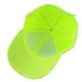 Bright Yellow Green Plain Twill Baseball Cap Blank Casual Hat for Women Men Lime Orange 6 Panel Cap Pre-Curved Visor. 
