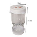 Quasar Storage Container Glass Pickle Jar with Strainer Flip Leak-proof Wide-mouth Design Food Grade Bpa Free Airtight Olive Kimchi Hourglass Container in Asia Multi-functional Pickle Jar. 