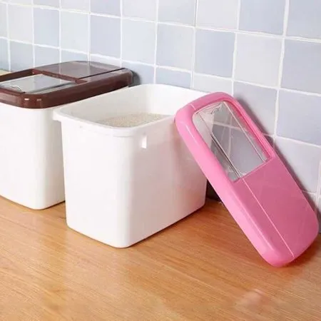 10%20kgs%20Plastic%20Kitchen%20Rice%20Grain%20Cereal%20Food%20Dispenser%20Storage%20Box%20Cases%20Container%20Organizer%20-%2010kgs%20-%20Image%205