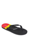 Tri Color - Flip Flop - 6033 - Black / Red / Yellow. 