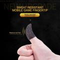 Finger Sleeves for PUBG Mobile Gaming with Sensitive Touch Finger Sleeve  (Pack of 2) Breathable Game Controller Finger Sleeve For PUBG Sweat Proof Non-Scratch Touch Screen Gaming Thumb Gloves Best For Free Fire - Fortnite - Call Of Duty - PUBG Mobile. 